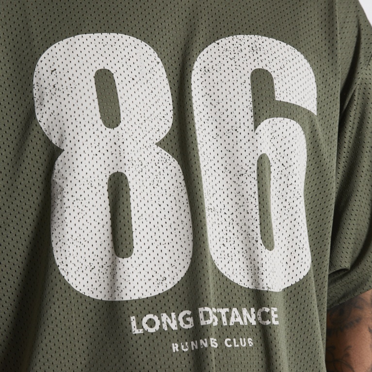 Printed Training Tee "Winger" Army Green